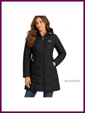 Women's Long Quilted Puffer Jacket Hooded Packable Winter Coat Plus Size